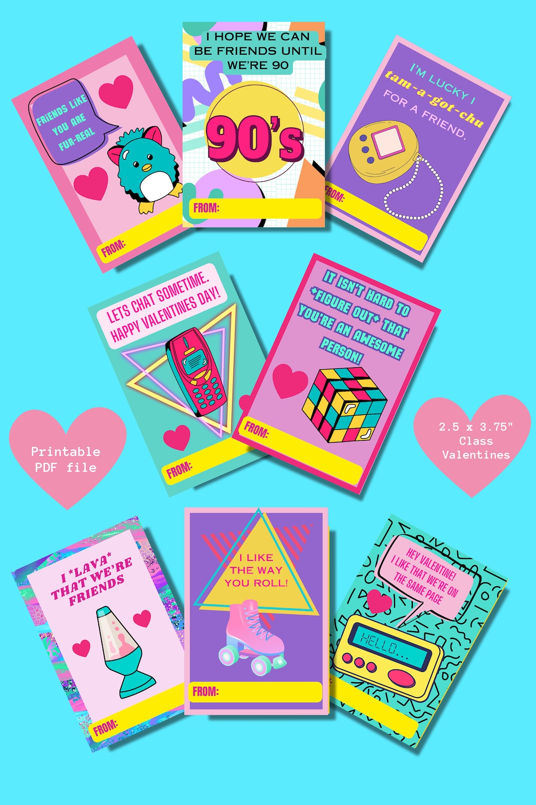 Printable Nostalgic Valentines