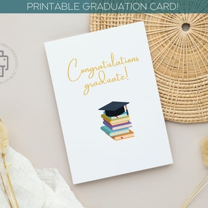 Graduation Card, Printable 5x7 Card