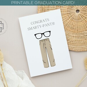 Funny Grad Card, Printable 5x7 Card