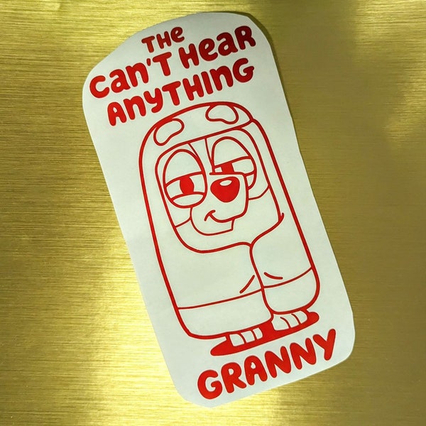 The Can't Hear Anything Granny - Bingo - SVG File