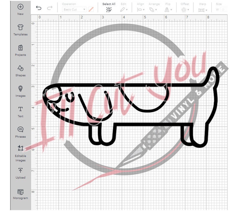 Long Dog SVG File image 2