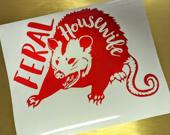 Feral House Wife - Possum - SVG File