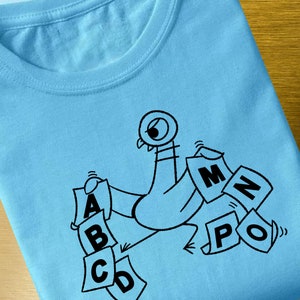 Pigeon ABCs - The Pigeon Has To Go To School - SVG File