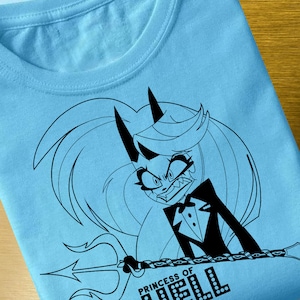 Princesse de l'enfer - Charlie Morningstar - démon - hôtel Hazbin - fichier SVG