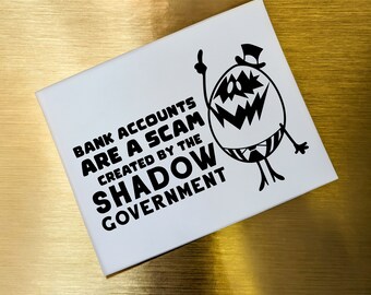 Egg Boi - Bank Accounts Are A Scam - Sir Pencious - Hazbin Hotel - SVG File