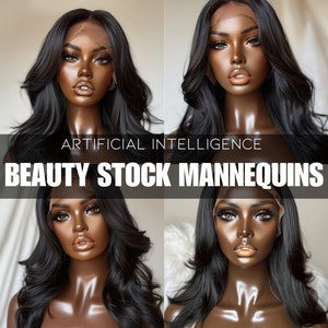Mannequin Head With Hair And Stand, 65% Real Hair Mannequins To