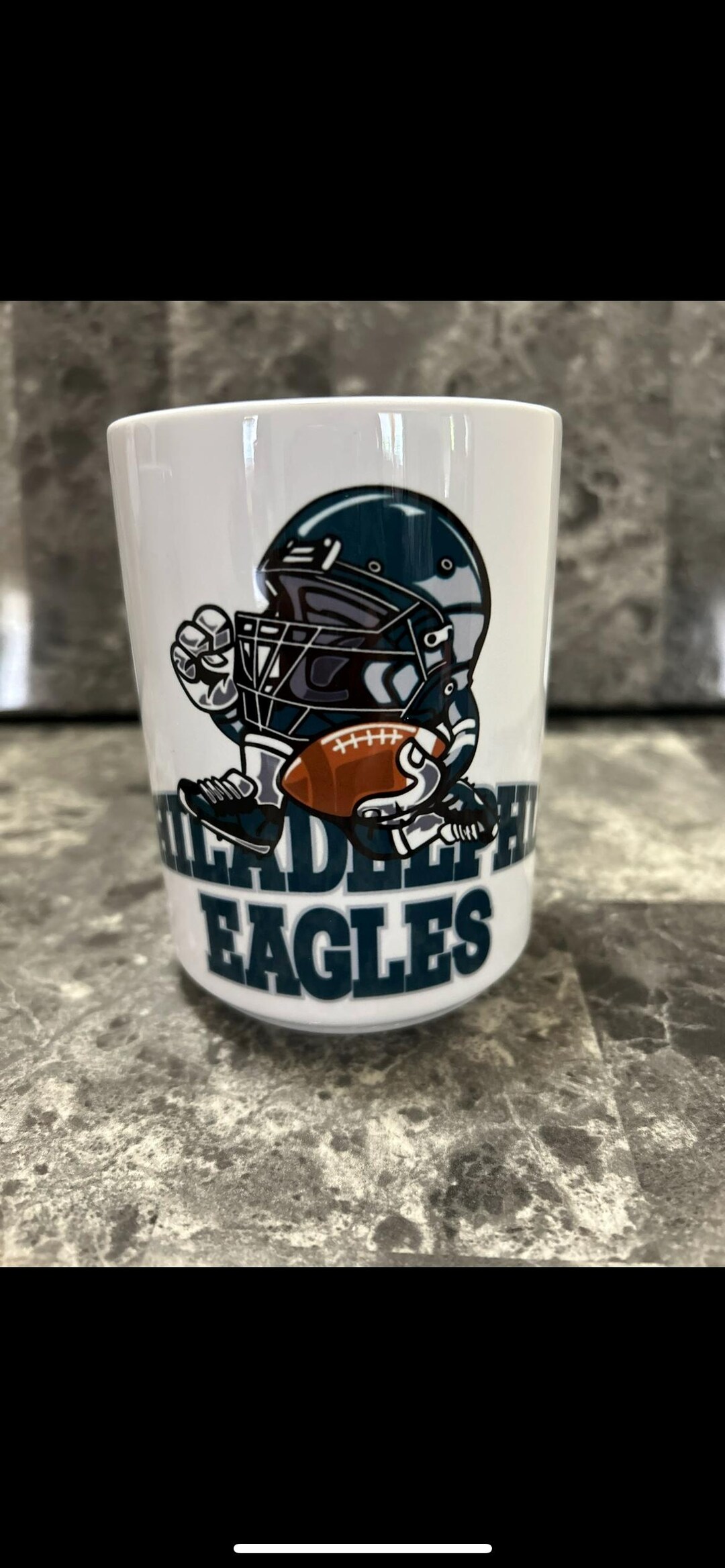 Philadelphia Eagles Cartoon Mug – 15 Oz Ceramic Coffee Cup Funny Game ...