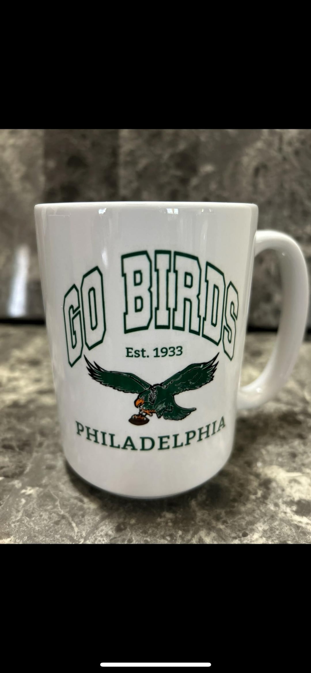 Go Birds Philadelphia Eagles Mug – 15 Oz Ceramic Coffee Cup -philly ...