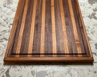 Walnut and Cherry end Grain cutting board