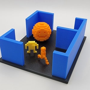 Berzerk Mini Diorama - Retro Atari-Ispirato