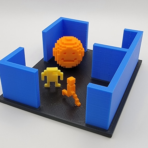 Berzerk Mini Diorama - Retro Atari-Inspired