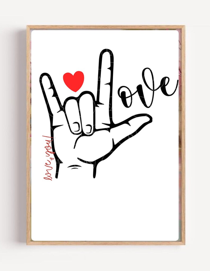 ASL Alphabet Flashcards & I Love You Poster Bundle, American Sign ...