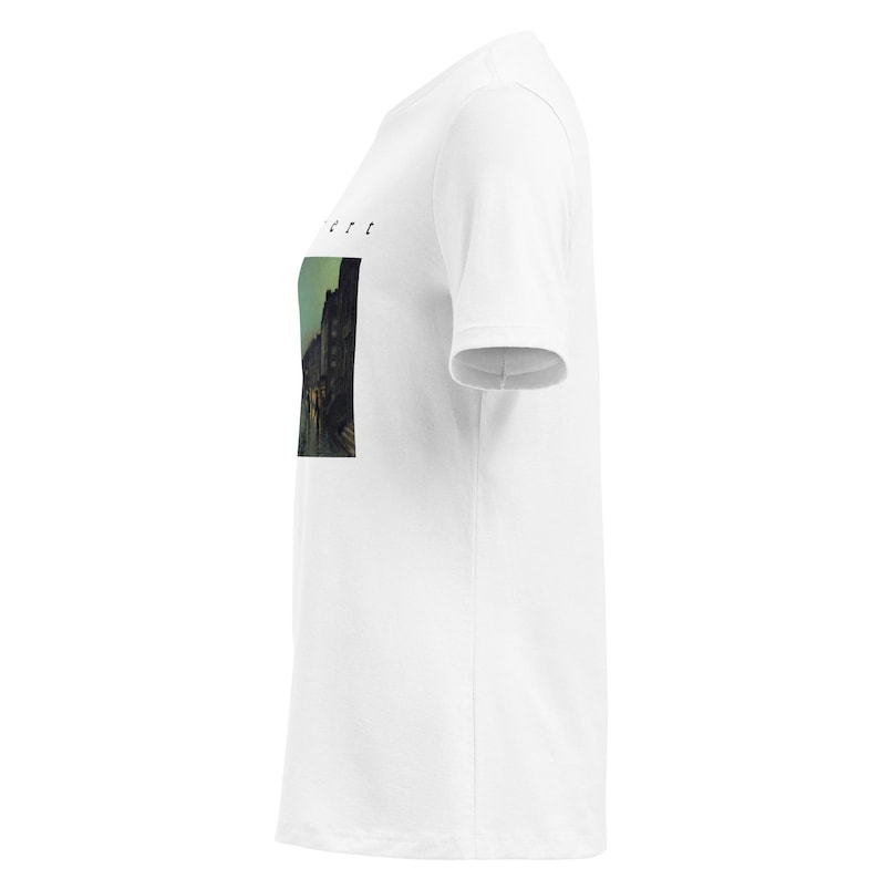 Introvert Shirt, Grimshaw Shipping On The Clyde Victorian Night Painting Tee, Dark Academia Womens Art T-Shirt