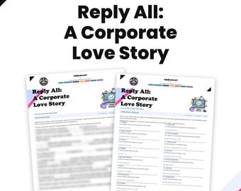 Reply All Office Mad Libs, Printable and Virtual Team Building Game, Funny Work Icebreaker Activity for Coworkers and Staff Meetings