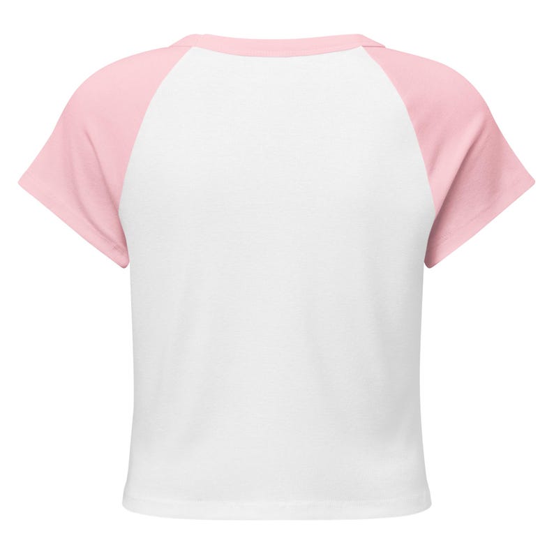Introvert Baby Tee, Vintage Winter River Oil Painting Raglan Crop Top, Cottagecore Ribbed Womens Art Shirt