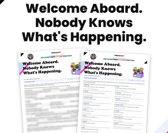 New Hire Onboarding Game, Printable and Virtual Office Mad Libs, Funny New Employee Icebreaker, Team Building Activity for Work