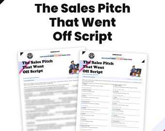 Sales Team Mad Libs, Printable and Virtual Sales Meeting Icebreaker Game, Funny Office Team Building Activity, Sales Pitch Story