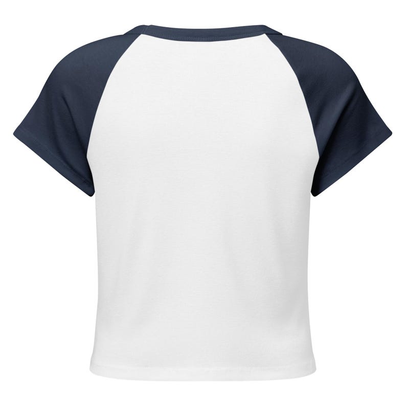 Introvert Baby Tee, Vintage Winter River Oil Painting Raglan Crop Top, Cottagecore Ribbed Womens Art Shirt