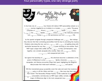 Corporate MBTI Mad Libs | Printable Team Building Game | Team Building Activity for New Hires | Corporate Office Collaboration | Ice-Breaker