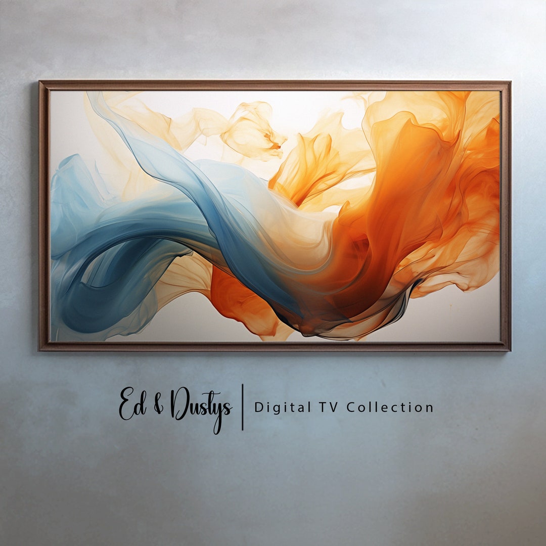 Samsung Frame TV Abstract Art | Modern Art | Vivid Colors | Boho ...