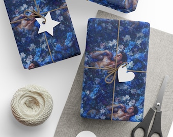 Gay Men wrapping paper, LGBTQ pride paper, Gay Christmas Wrapping Paper, Gay Floral Wrapping Paper, Queer Birthday Paper