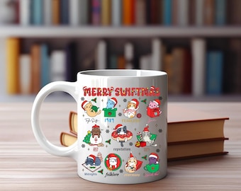 Cats Swiftie Ceramic Mug, Holiday Tea Coffee Cup, 11 oz