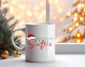 Santa's Favorite Swiftie Mug, 11oz Ceramic Swiftmas Gift