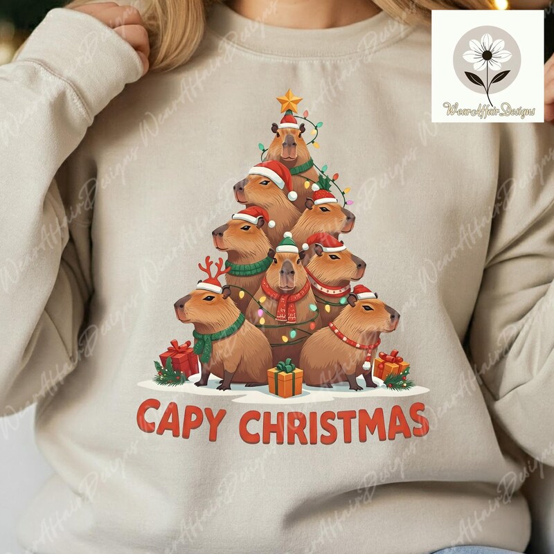 Christmas capybara - Etsy México