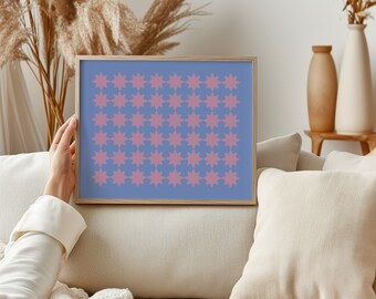 Impression d&#39;art étoiles, impression murale minimale, art mural motif, art mural vintage, art mural tendance, affiche étoile, art mural pour cuisine, impression