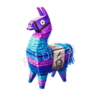 Fort Night Piñata Video Game - 5 digitale afbeeldingen, PNGs, Clipart Pinata, Hoge kwaliteit PNG, Digitale Kunst Pinata, DTF Transfer, Commercieel Gebruik