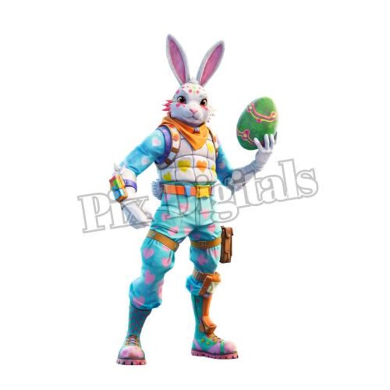 Egg Hunt Royale Fort Night Characters Easter - 33 Digital Images ...