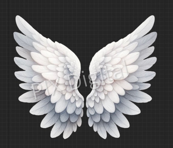 Soft Angels Wings - Digital Image PNG, Angel Wings Clipart