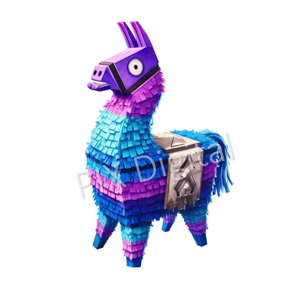 Fort Night Piñata Video Game - 5 Digital Images, PNGs, Clipart Pinata, High Quality PNG, Digital Art Pinata, DTF Transfer, Commercial Use