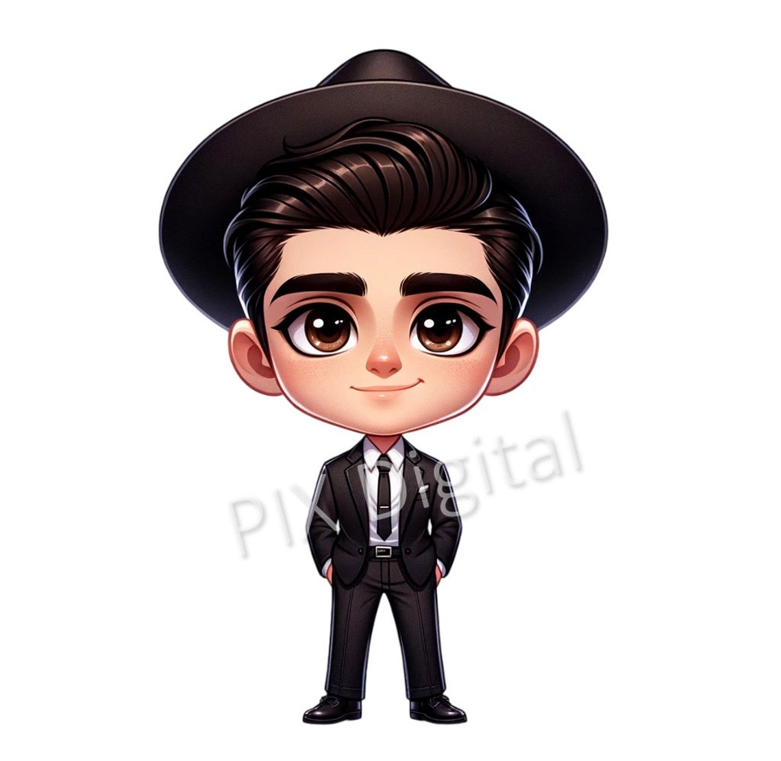 Chambelan Black Tie 5 Digital Image PNG, Chambelan Clipart, High ...