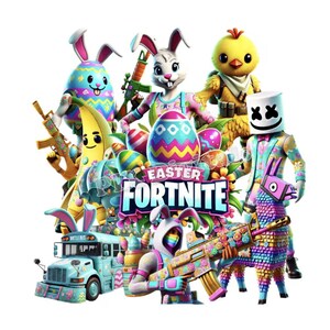 Egg Hunt Royale Fort Night Characters Easter - 33 Digital Images ...