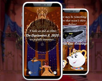 Beauty and the Beast Pregnancy Announcement – Digital Video, MP3 File