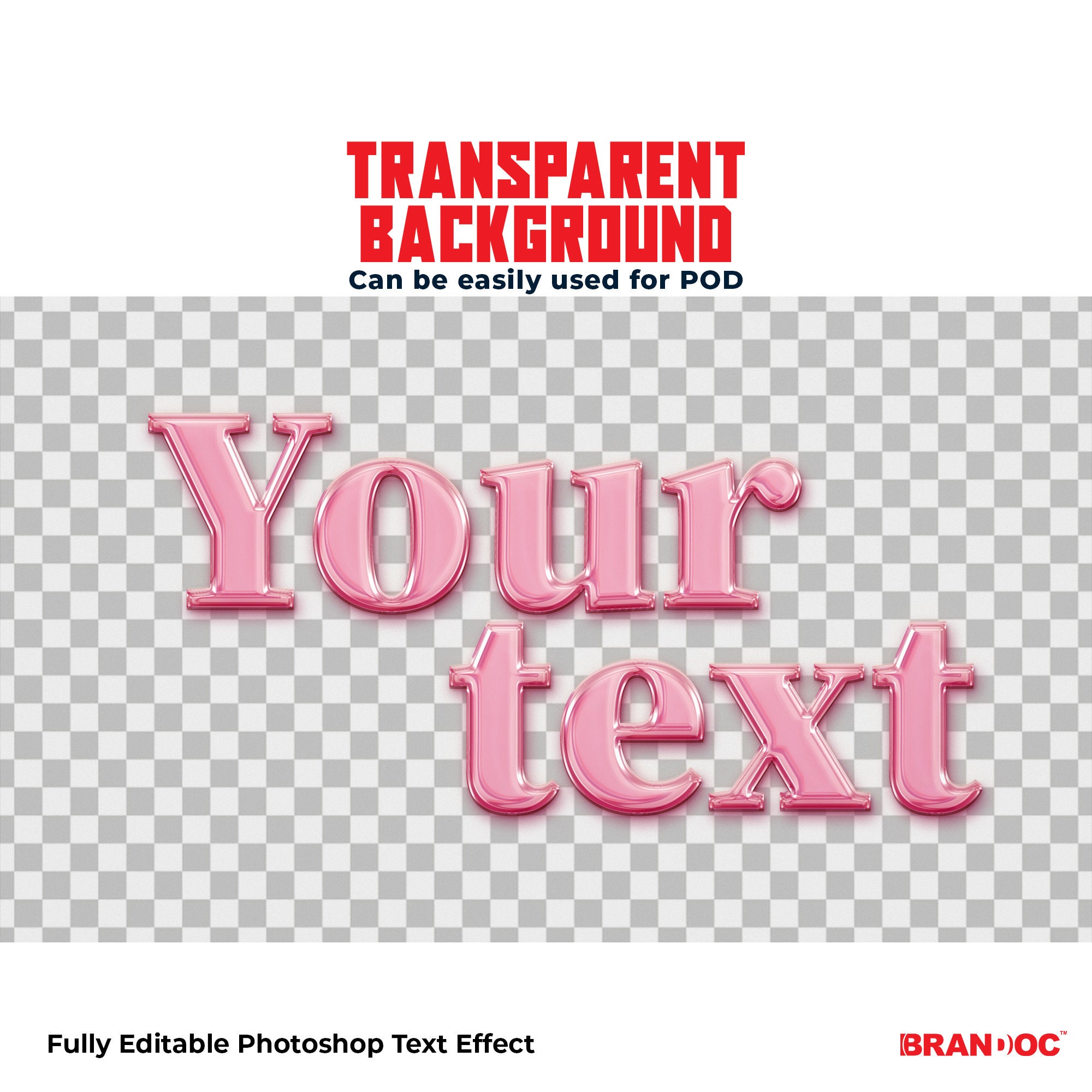 Photoshop 3d Pink Text Effect | Text Style | Custom 3d Text | Custom ...