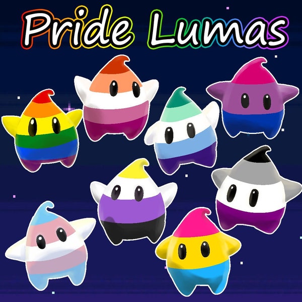 Pride Flag Luma Stickers