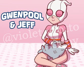 Gwenpool & Jeff Print
