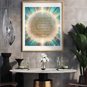 Ana Bekoach Prayer Poster: Powerful Jewish Kabbalistic Prayer (Digital Download)
