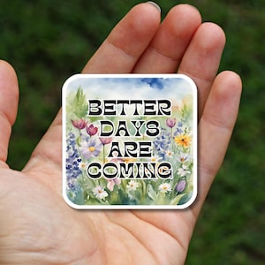 Positive Affirmation Sticker: Motivational Vinyl Decal for Laptops