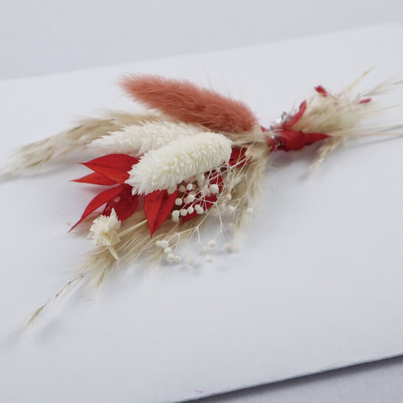 Custom Dried Flower Graduation Card, Graduation Flower Card for
