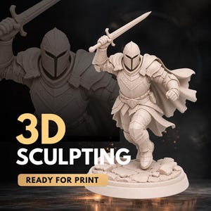 Custom 3D Modelling | 3D Sculpting, 3D Figurine, 3D Character, Wedding Topper (STL, 3MF, OBJ) image 9