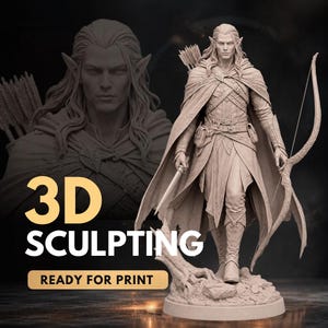 Custom 3D Modelling | 3D Sculpting, 3D Figurine, 3D Character, Wedding Topper (STL, 3MF, OBJ) image 4