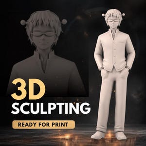 Custom 3D Modelling | 3D Sculpting, 3D Figurine, 3D Character, Wedding Topper (STL, 3MF, OBJ) image 11
