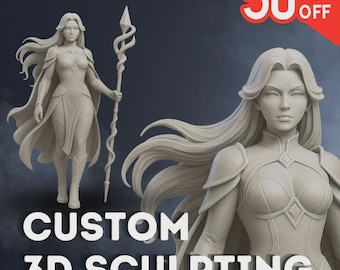 Custom 3D Model for Printing | 3D Miniatures, Toys, Character Sculpting for Game Assets, Modeling Anime and Cartoon, STL