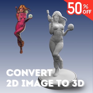 Custom 3D Model: Mascot Design, Image to 3D File