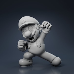 File STL 3D dei personaggi di Super Mario per stampante 3D, action figure, modello 3D, regalo di stampa, accessori, giocattoli, hobby, artigianato