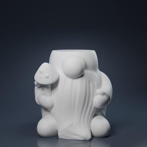 Gnome Pot STL File: 3D Printer Home Decor (Digital Download)