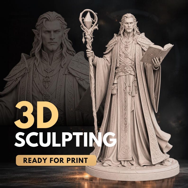 Custom 3D Modelling | 3D Sculpting, 3D Figurine, 3D Character, Wedding Topper (STL, 3MF, OBJ) image 5